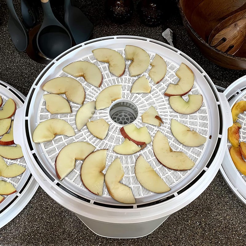 DOSTK (8 Pack) Round Silicone Dehydrator Sheets, Premium Non Stick Silicone Mesh for Fruit Dehydrator, Tray Liner Reusable (Round 13" Diameter) - Image 4